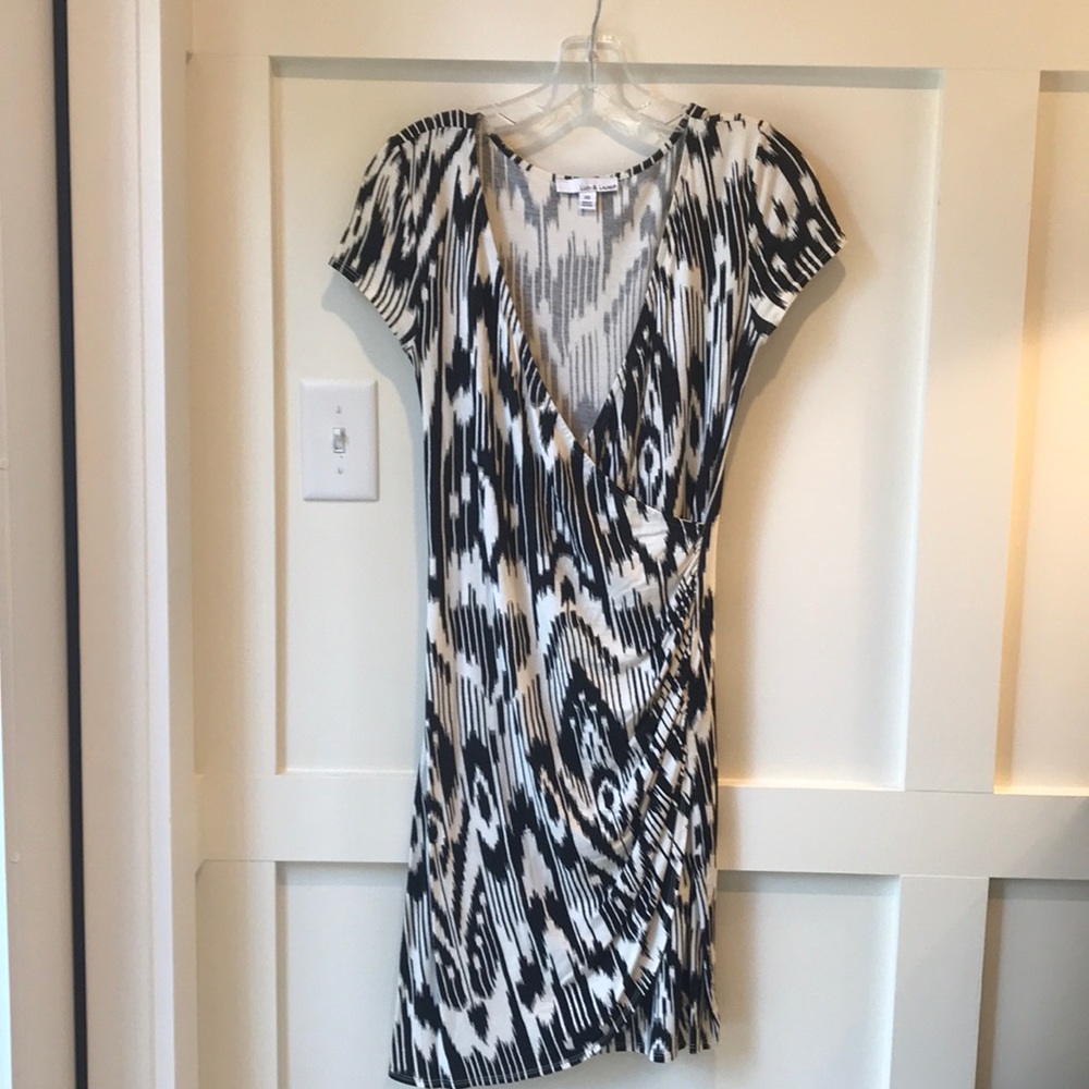 Lucy and Laurel faux wrap dress